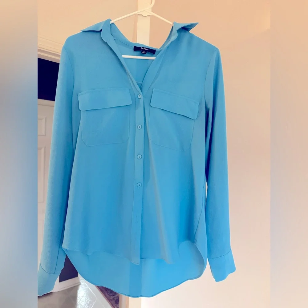 Lulus button up blouse - Picture 1 of 3